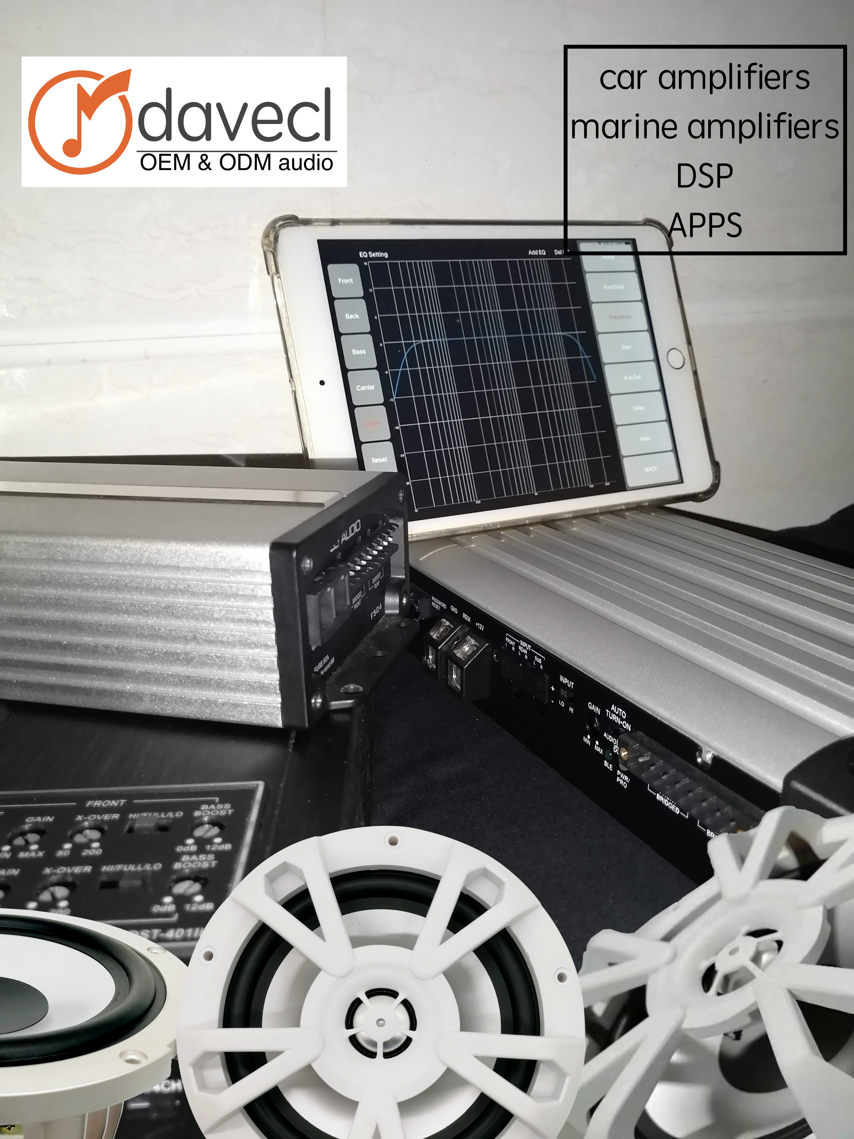 8 قنوات صوتية احترافية للسيارة CA6 للمبتدئين