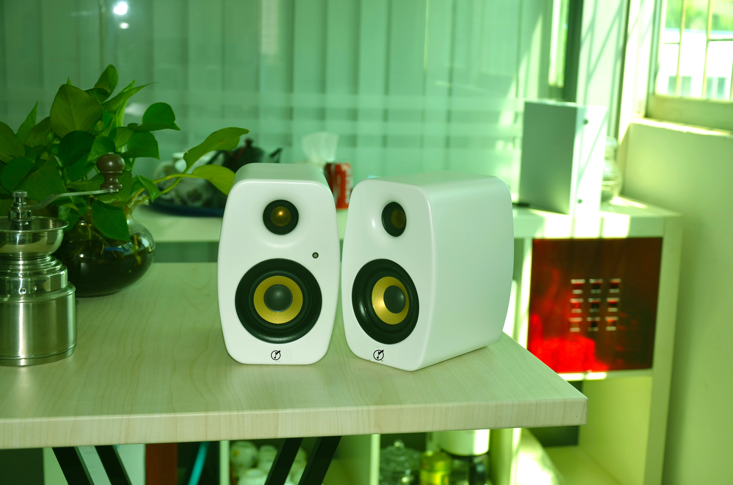 مكبرات صوت HIFI - مكبر صوت نشط ثنائي الاتجاه مقاس 4 بوصات