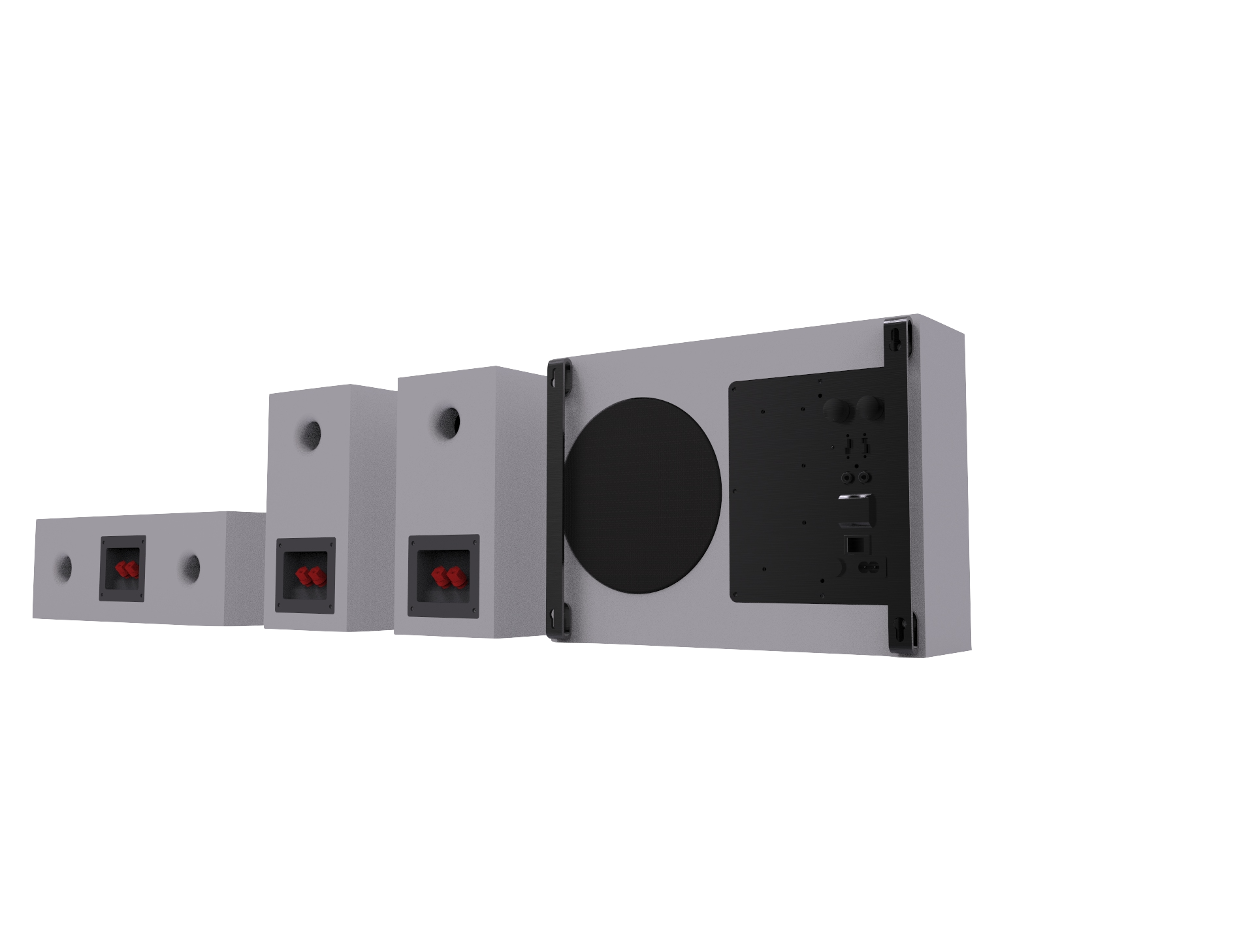مكبرات صوت HIFI عالية اللمعان