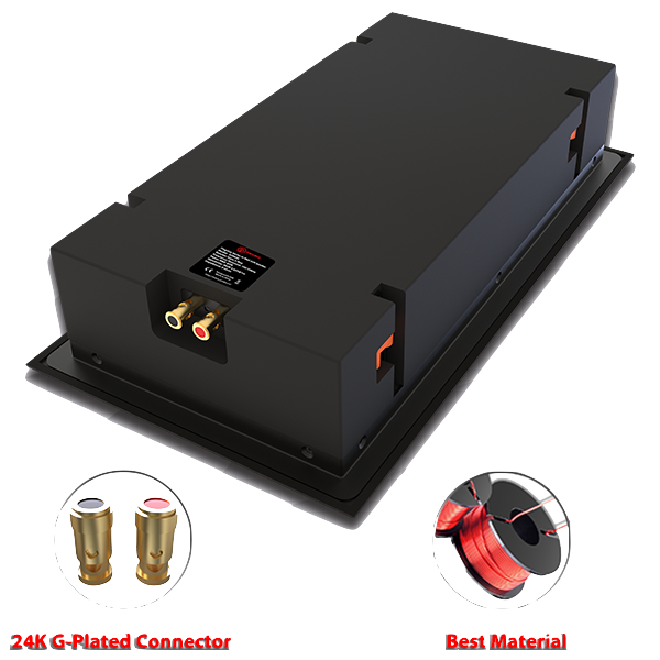 6.5 بوصة 3 طرق HIFI Home Theatre Wall Speaker