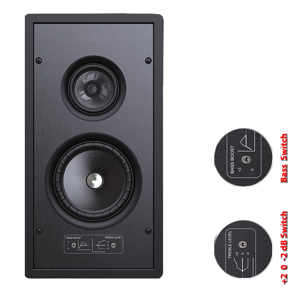6.5 بوصة 3 طرق HIFI Home Theatre Wall Speaker